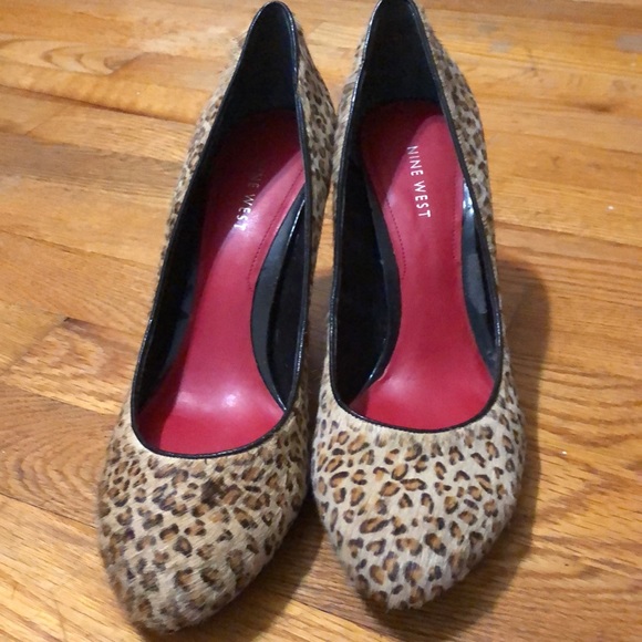Nine West leopard print (hair-see pics) heals, 8.5 - Picture 11 of 14